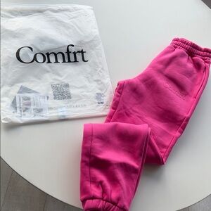 Brand new Comfrt hot pink sweatpants